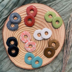 Pampilles artisanales : Ronde irrégulière - ARLY Creations