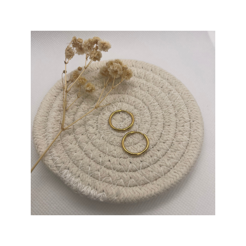 Créoles interchangeables : Ronde mini - ARLY Creations