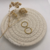 Créoles interchangeables : Ronde mini - ARLY Creations