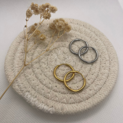 Créoles interchangeables : Ronde maxi - ARLY Creations