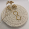 Créoles interchangeables : Ronde maxi - ARLY Creations