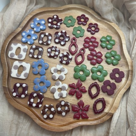 Collection Bordeaux et Pois